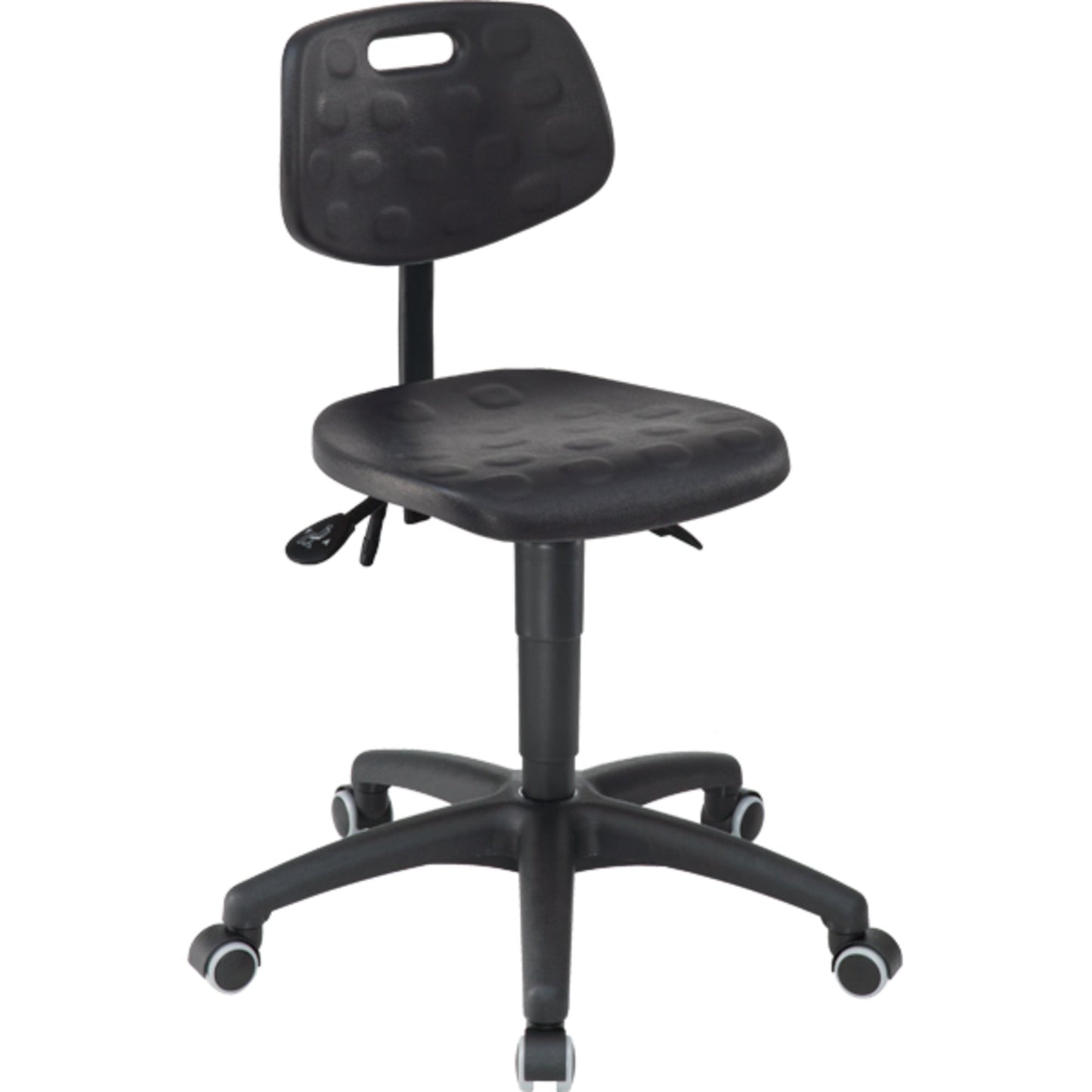 meychair Arbeitsdrehstuhl Workster Basic PW1 ca. 50-64cm Kunststoff schwarz