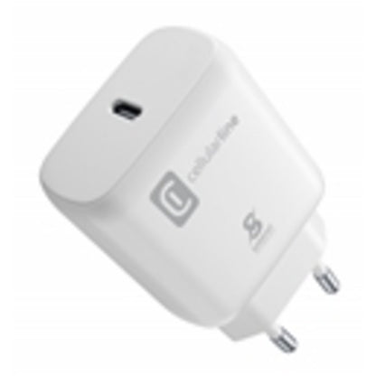 cellularline Ladegerät Kommunikationstechnik SUPER FAST CHARGER PD 25W Samsung Galaxy S22+, S22 Ultra, S7-, S8 weiß