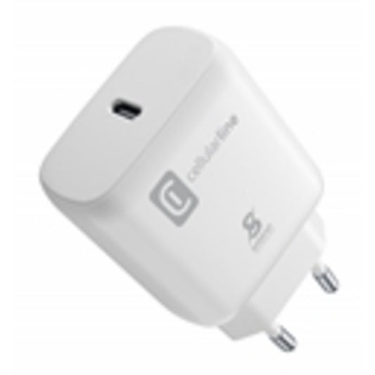 cellularline Ladegerät Kommunikationstechnik SUPER FAST CHARGER PD 25W Samsung Galaxy S22+, S22 Ultra, S7-, S8 weiß
