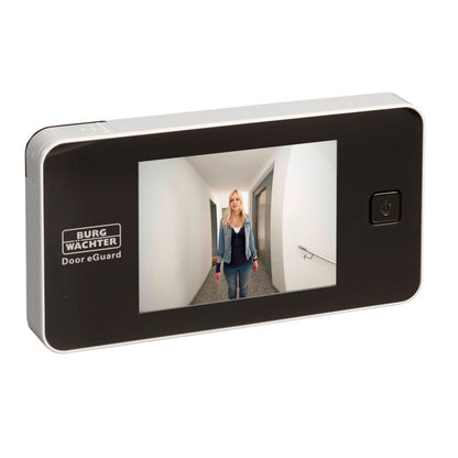 BURG-WÄCHTER Türspion Door eGuard DG 8100 125 x 68 x 15 mm (B x H x T) für Türstärke: 38 bis 110mm 8,13 cm (3,2") Batterie Kunststoff