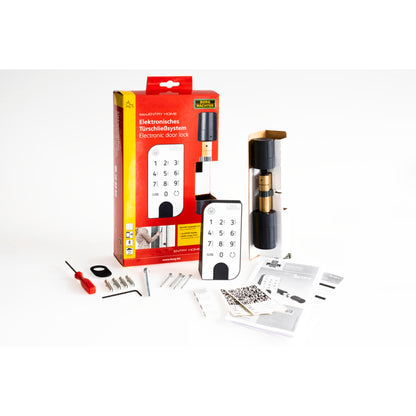 BURG-WÄCHTER Türschloss ENTRY Home 5001 PIN für Türstärke: bis 118mm 4m iOS, Android universell Batterie