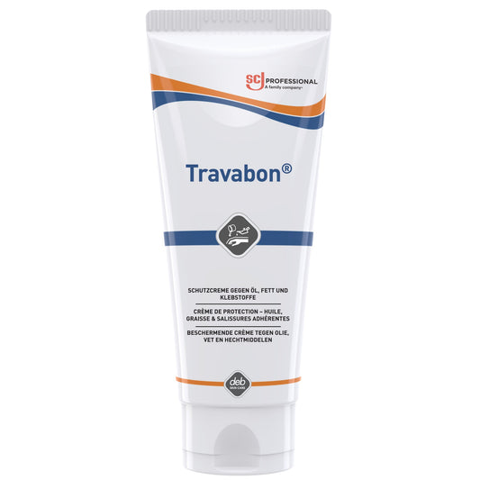 SC Johnson PROFESSIONAL Hautschutzcreme Travabon® parfümiert 5,5 fettfrei silikonfrei Tube Kunststoff 0,1l