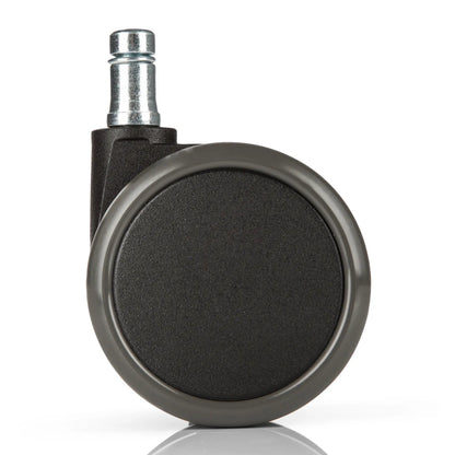 hjh OFFICE Ersatzrolle ROLO Metall/Kunststoff/Polyurethan, beschichtet schwarz 5 St./Pack.
