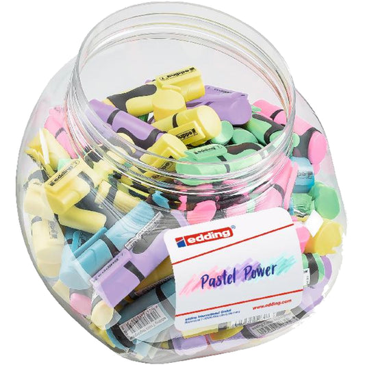 edding Textmarker Mini 1-3mm farbig sortiert Keilspitze 100 St./Pack.