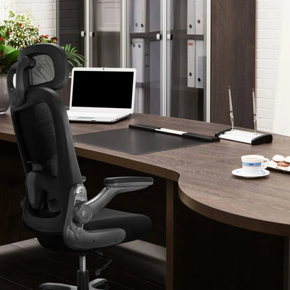 hjh OFFICE Bürodrehstuhl INSTRUCTOR T I PRO Titan XXL 50-60cm Wippmechanik Rolle universell (für Hart- und Teppichböden) Stahl, lackiert schwarz