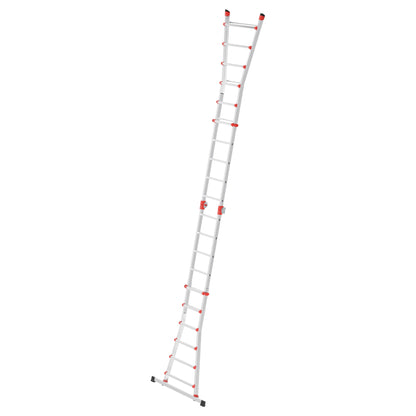 Hailo Multifunktionsleiter M80 6,75m Aluminium silber