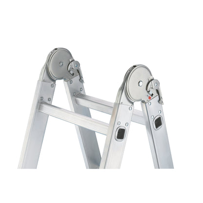 Hailo Multifunktionsleiter M60 4,35m Aluminium/Stahl/Kunststoff silber