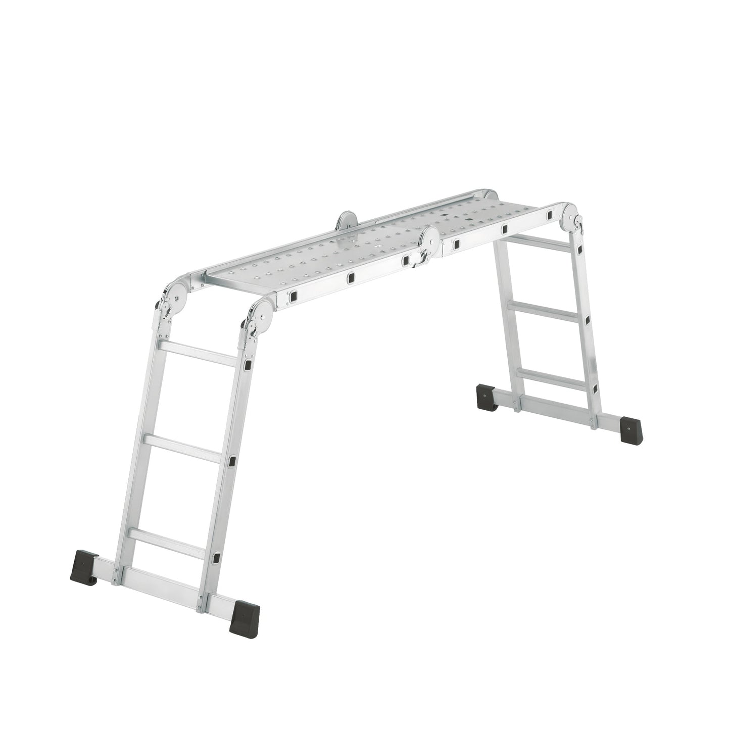 Hailo Multifunktionsleiter M60 4,35m Aluminium/Stahl/Kunststoff silber