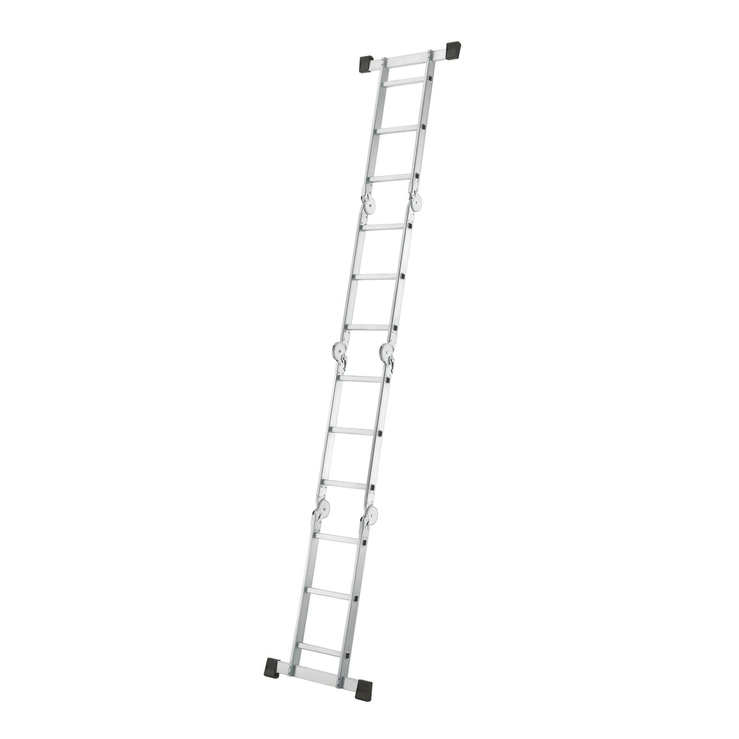 Hailo Multifunktionsleiter M60 4,35m Aluminium/Stahl/Kunststoff silber