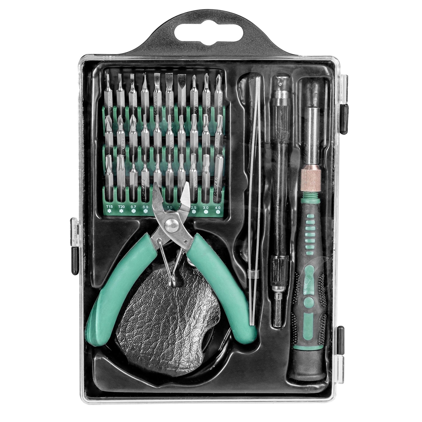 BRÜDER MANNESMANN Werkzeugsatz Feinmechanik 36 Teile Aufbewahrungsbox