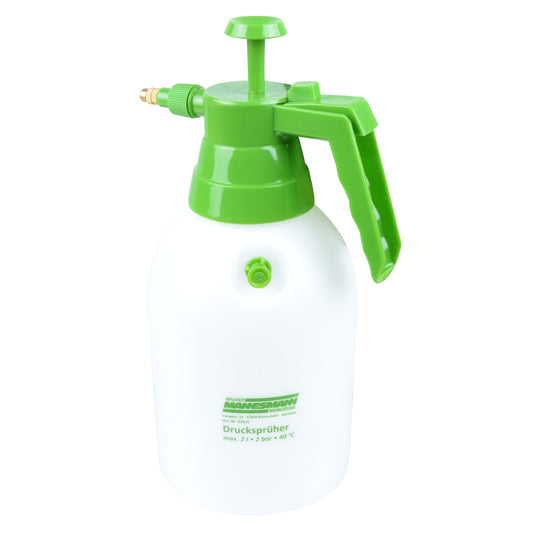 BRÜDER MANNESMANN Sprühflasche 2l Kunststoff/Messing transparent/grün