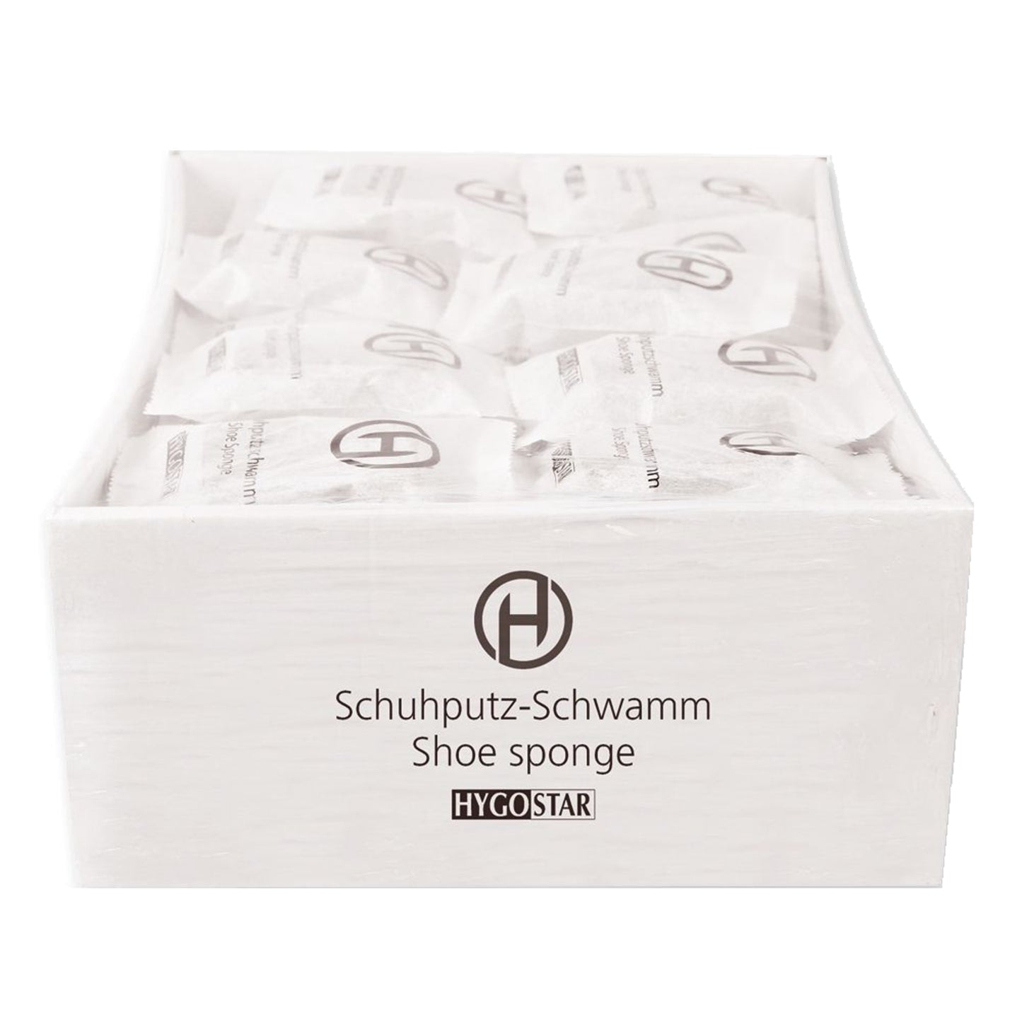 HYGOSTAR Schuhputzschwamm PET schwarz 50 St./Pack.