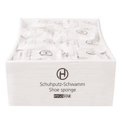 HYGOSTAR Schuhputzschwamm PET schwarz 50 St./Pack.