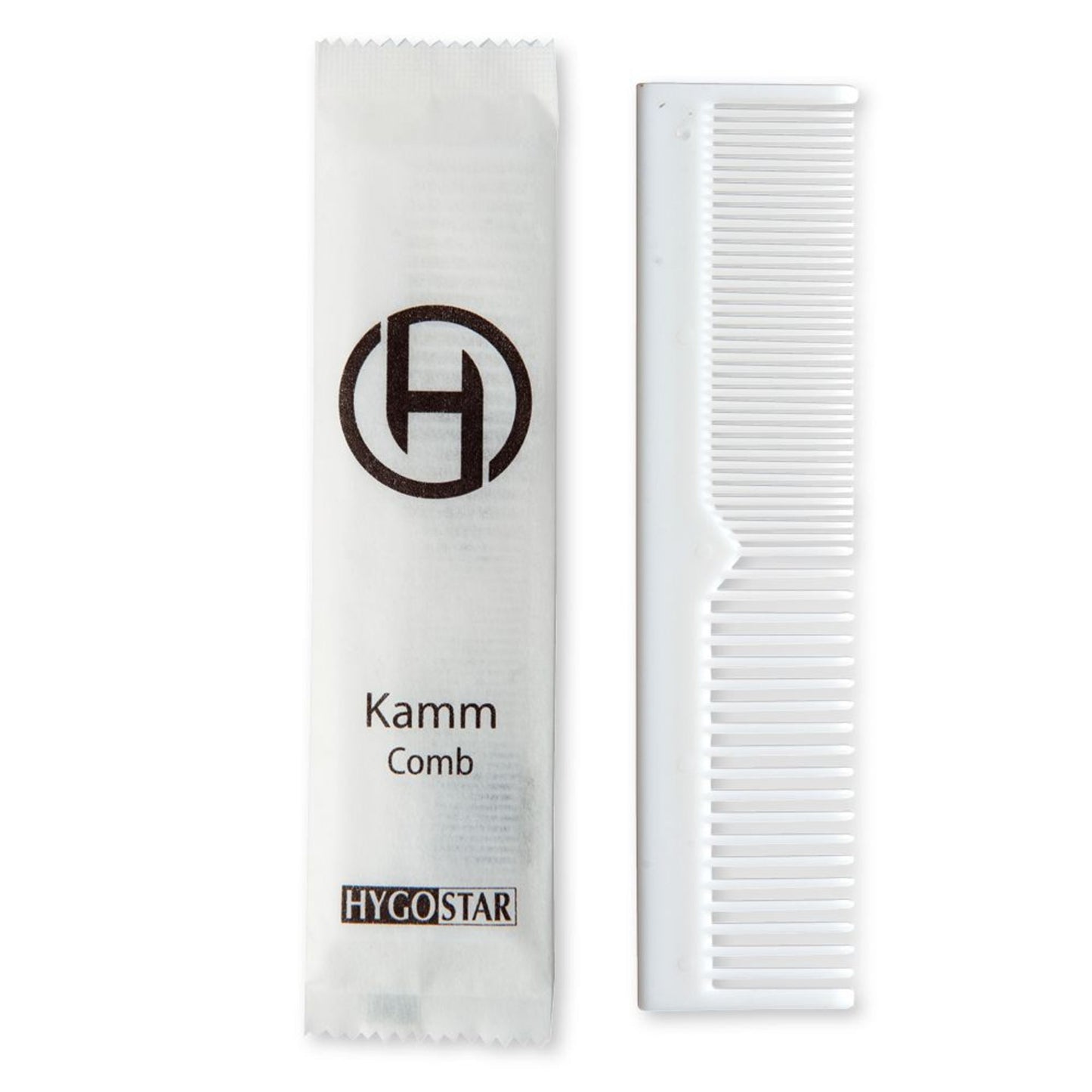 HYGOSTAR Kamm Kunststoff weiß 100 St./Pack.