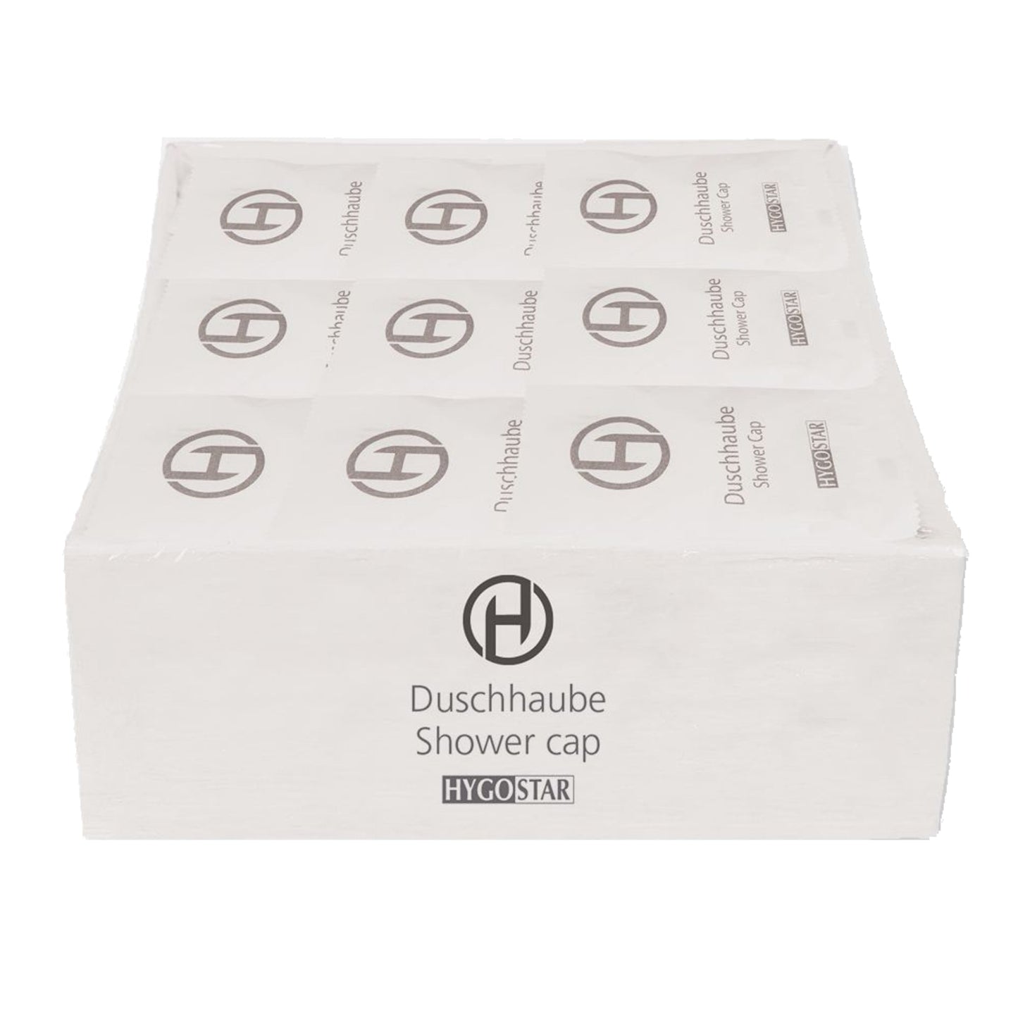 HYGOSTAR Duschhaube Polyethylen transparent 100 St./Pack.