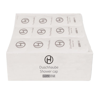 HYGOSTAR Duschhaube Polyethylen transparent 100 St./Pack.