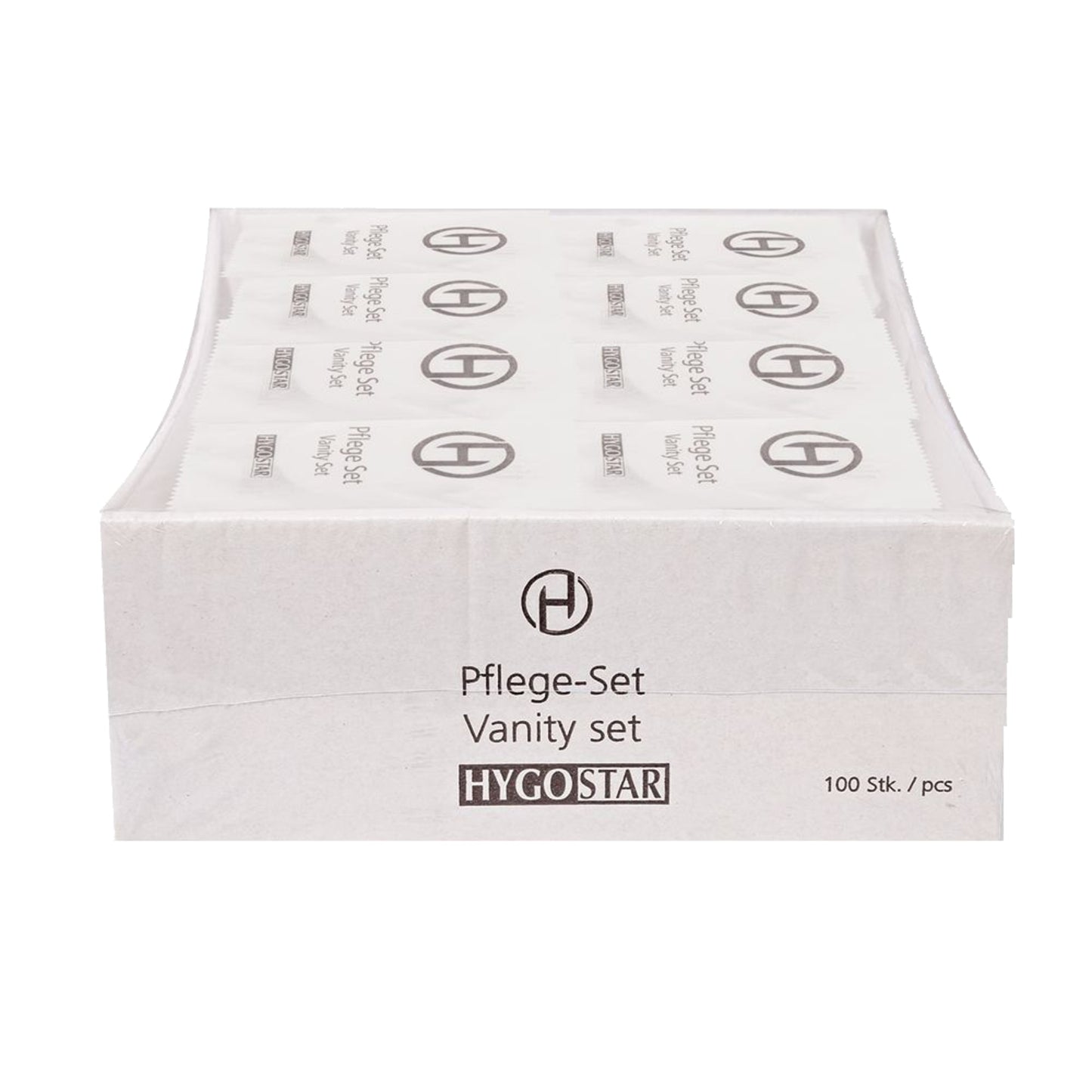 HYGOSTAR Kosmetikset 1 x Wattepad, 3 x Wattestäbchen, 1 x Nagelfeile 100 St./Pack.