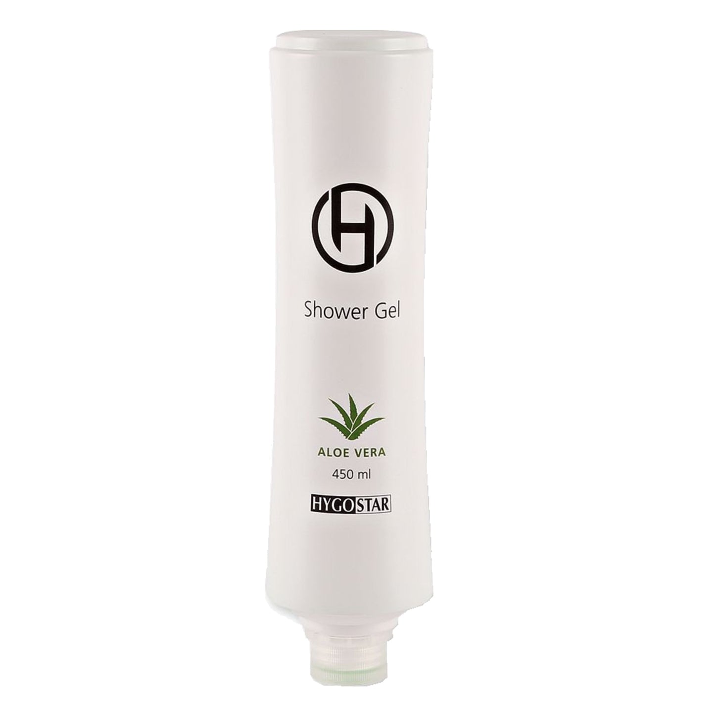 HYGOSTAR Duschgel HYGOSTAR Wandhalterung Squeeze 556301, 556302 Aloe Vera Squeeze Flasche Kunststoff 0,45l