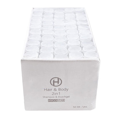 HYGOSTAR Shampoo 2in1 Tube Kunststoff 50 x 30 ml/Pack.
