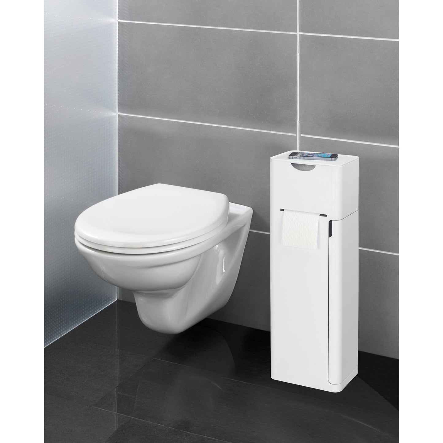 Maximex WC-Garnitur 6in1 20 x 58 x 15 cm (B x H x T) Kunststoff weiß