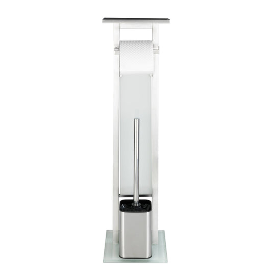 WENKO WC-Garnitur 4in1 Metall matt weiß