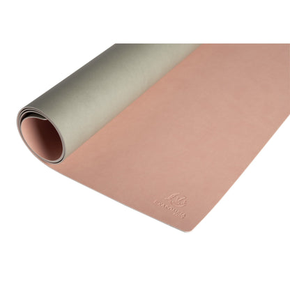 Exacompta Schreibunterlage Home Office 60 x 35 cm (B x H) ohne Kalender Polyurethan nude/grau
