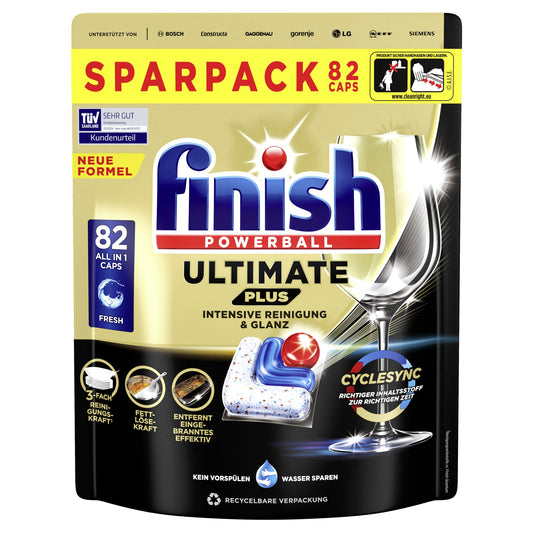 FINISH Spülmaschinentabs Ultimate Plus All in 1 Fresh 82 St./Pack.