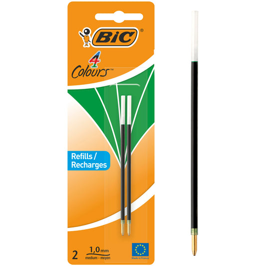 BIC® Kugelschreibermine refill 4 colours BIC® Mehrfarbkugelschreiber 4 Colours® ORIGINAL, 4 Colours® FLUO, 4 Colours® SHINE, 4 Colours® Grip, 4 Colours® Pro, 4 Colours® Grip Pro, 4 Colours® 3+1 HB, 4 Colours® Stylus, 4 Colours® Counter Pen 0,4mm gn