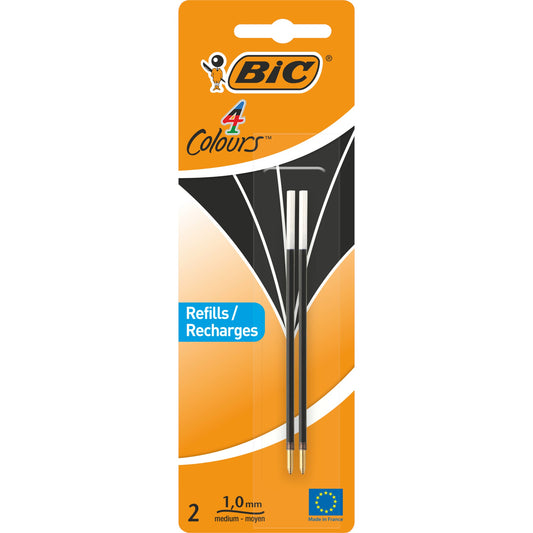 BIC® Kugelschreibermine refill 4 colours BIC® Mehrfarbkugelschreiber 4 Colours® ORIGINAL, 4 Colours® FLUO, 4 Colours® SHINE, 4 Colours® Grip, 4 Colours® Pro, 4 Colours® Grip Pro, 4 Colours® 3+1 HB, 4 Colours® Stylus, 4 Colours® Counter Pen 0,4mm sw