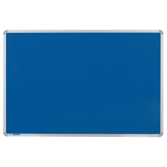 Ultradex Pinnwand 120 x 90 cm (B x H) Maße der Oberfläche: 116,6 x 86,6 cm (B x H) Filz Material des Rahmens: Aluminium blau