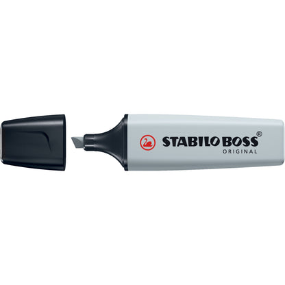 STABILO® Textmarker BOSS® ORIGINAL Pastel 2-5mm seidengrau Keilspitze