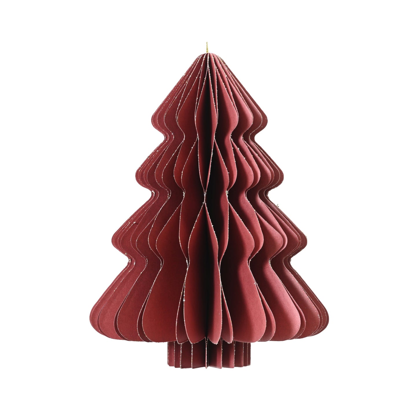 EVERLANDS Dekorationsfigur Weihnachtsbaum 30 x 40 cm (Ø x H) Papier rot