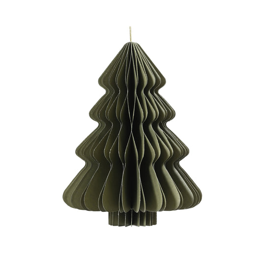 EVERLANDS Dekorationsfigur Weihnachtsbaum 30 x 40 cm (Ø x H) Papier grün