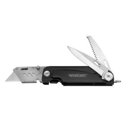 Westcott Multitool 6 Funktionen Stahl schwarz