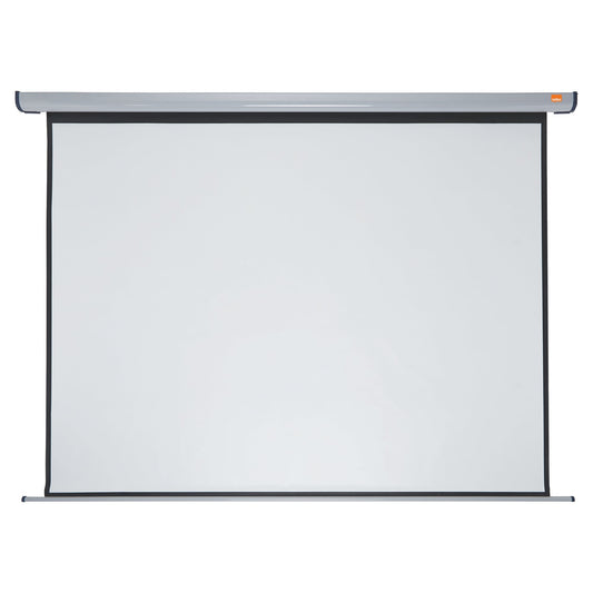 Nobo® Projektionswand Electric Maße: 323,5 x 250 cm (B x H) Bildformat: 1:1 Projektionsfläche: 300 x 225 cm (B x H) inkl. Fernbedienung weiß