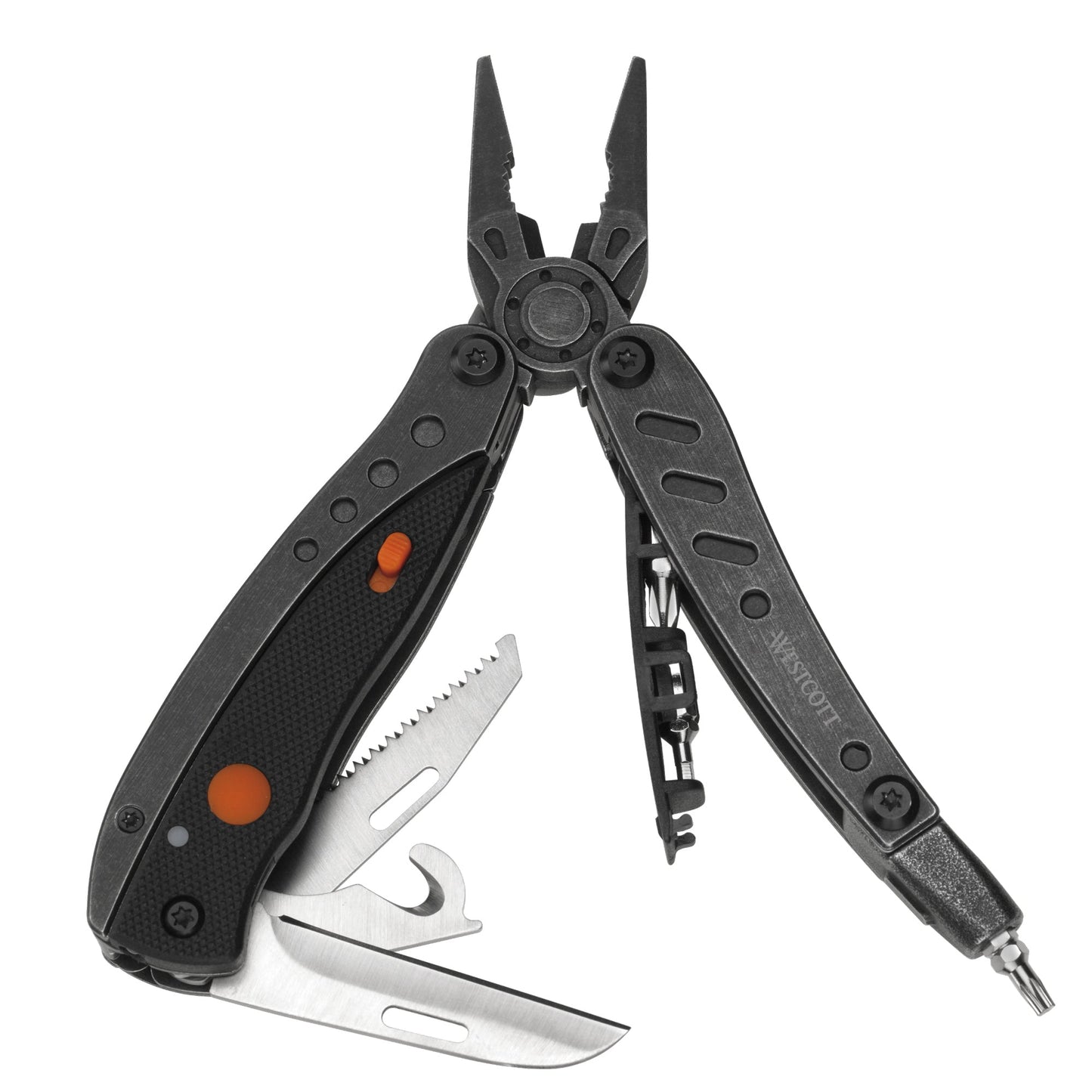 Westcott Multitool 6 Funktionen Stahl/ABS Kunststoff schwarz