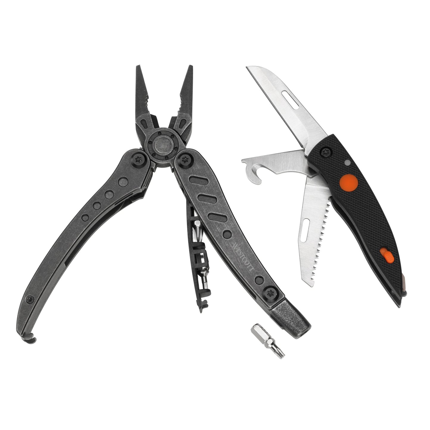 Westcott Multitool 6 Funktionen Stahl/ABS Kunststoff schwarz
