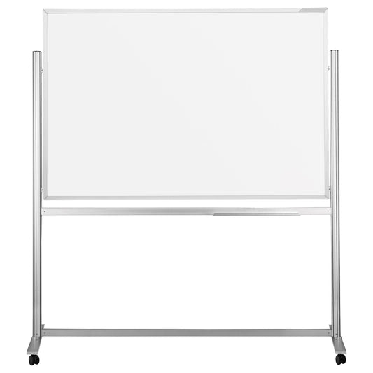 magnetoplan® Whiteboard Design ferroscript® mobil Maße der Oberfläche: 150 x 100 cm (B x H) Tafel magnethaftend beidseitig beschreibbar Stahl emailliert weiß