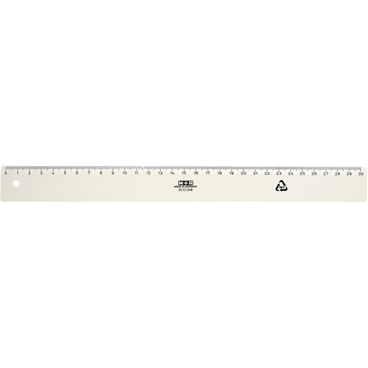 M+R Lineal ECO 2 30cm Polystyrol, 100 % recycelt natur