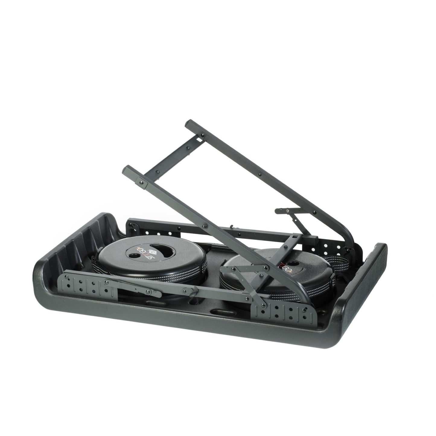 WEDO® Sitzset SITTOGO NXT Hocker: ABS Kunststoff, Tisch: PE/Aluminium schwarz
