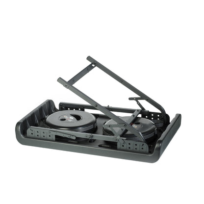WEDO® Sitzset SITTOGO NXT Hocker: ABS Kunststoff, Tisch: PE/Aluminium schwarz