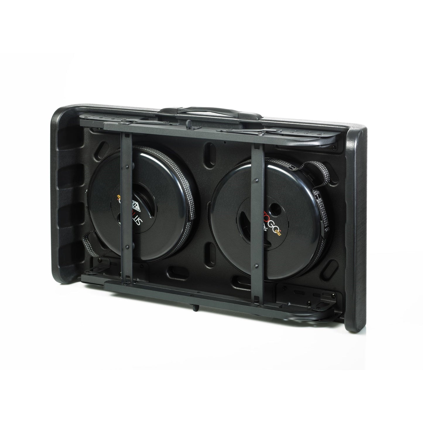 WEDO® Sitzset SITTOGO NXT Hocker: ABS Kunststoff, Tisch: PE/Aluminium schwarz