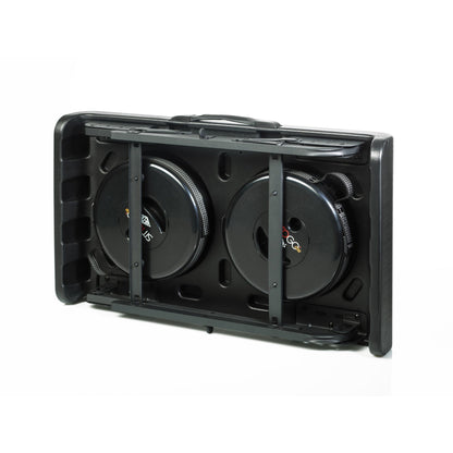 WEDO® Sitzset SITTOGO NXT Hocker: ABS Kunststoff, Tisch: PE/Aluminium schwarz