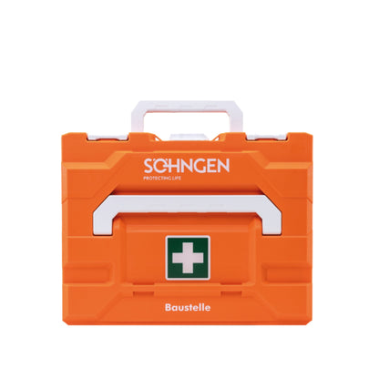 SÖHNGEN® Erste Hilfe Koffer metaBOX 44,6 x 14,5 x 34,6 cm (B x H x T) DIN 13157 orange