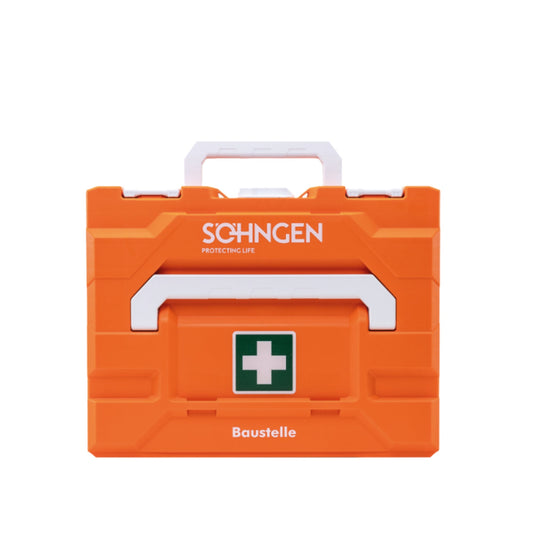 SÖHNGEN® Erste Hilfe Koffer metaBOX 44,6 x 14,5 x 34,6 cm (B x H x T) DIN 13157 orange