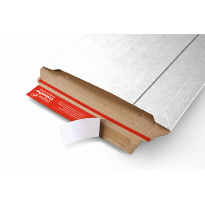 ColomPac® Versandtasche CP 235 x 340 x -35 mm (B x H x T) mit Haftklebung, Lochung für Klammer ohne Fenster ohne Fadenverstärkung weiß