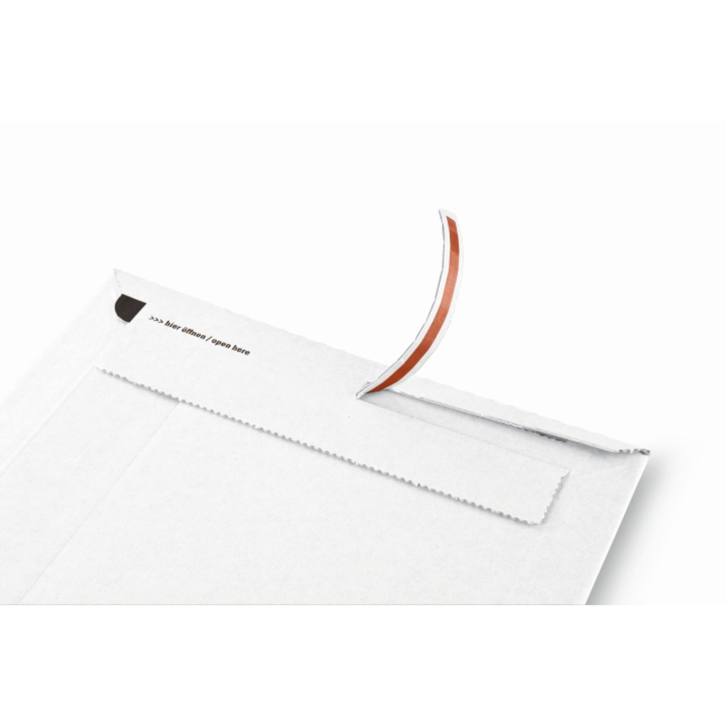 ColomPac® Versandtasche CP 235 x 340 x -35 mm (B x H x T) mit Haftklebung, Lochung für Klammer ohne Fenster ohne Fadenverstärkung weiß