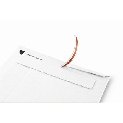 ColomPac® Versandtasche CP 235 x 340 x -35 mm (B x H x T) mit Haftklebung, Lochung für Klammer ohne Fenster ohne Fadenverstärkung weiß