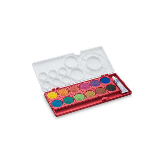 Lamy Farbkasten aquaplus 12 Farben farbig sortiert Kunststoff