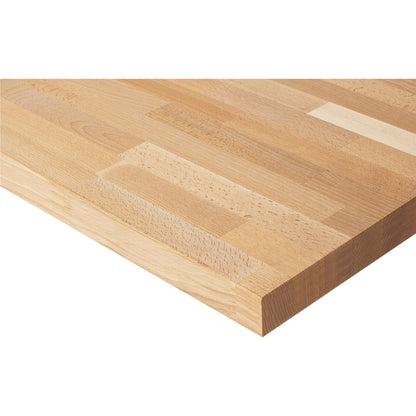 RAU Werkbank 8000 1.250 x 840-1.040 x 900 mm (B x H x T) enzianblau lichtgrau